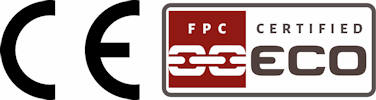 CE Conformità Europea garantita da FPC Organismo di Certificazione accreditato
