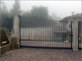 Cancello San Pietro Val Lemina - Carpenteria metallica fabbro