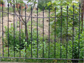 Particolare recinzione Murisenghi - Carpenteria metallica fabbro