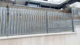Particolare recinzione vedo non vedo Castiglione Torinese - Carpenteria metallica fabbro